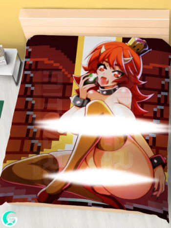 Princess Bowsett v2 Blanket or Duvet Cover SUPER MARIO BROSS Mitgard-Knight