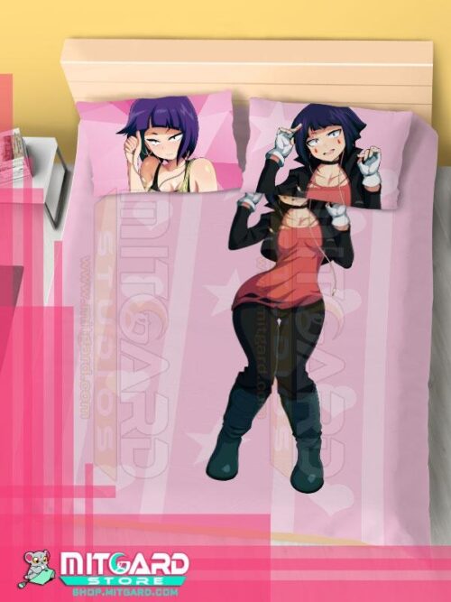 MY HERO ACADEMIA Kyouka Jiro - Bed Sheet or Duvet Cover Anime videogame - Flat bed sheet + 2 set 70x45cm Pillow cover / 120cm x 200cm /