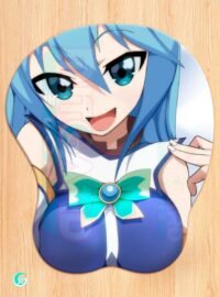 Goddess Aqua 3D Mouse pad with Gel Wrist rest