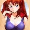 Asuka Langley Mousepad 3D EVANGELION Mitgard-Knight