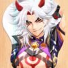 Arataki Itto Mousepad 3D GENSHIN IMPACT Mitgard-Knight