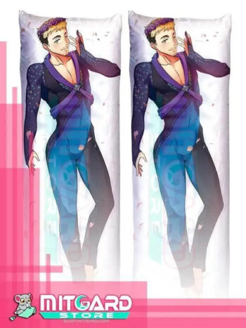 YURI ON ICE!!! Christophe Giacometti Body pillow case Dakimakura - 50cmx150cm / Velvet / 2 Sides Printed - 1