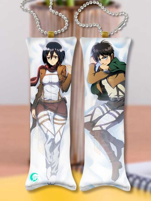 Eren Jaeger x Mikasa Ackerman Keychain ATTACK ON TITAN Mitgard-Knight