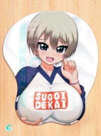 Hana Uzaki v2 Mouse pad 3D con reposamuñecas de gel