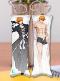 Ichigo Kurosaki MINI Dakimakura KEYCHAIN