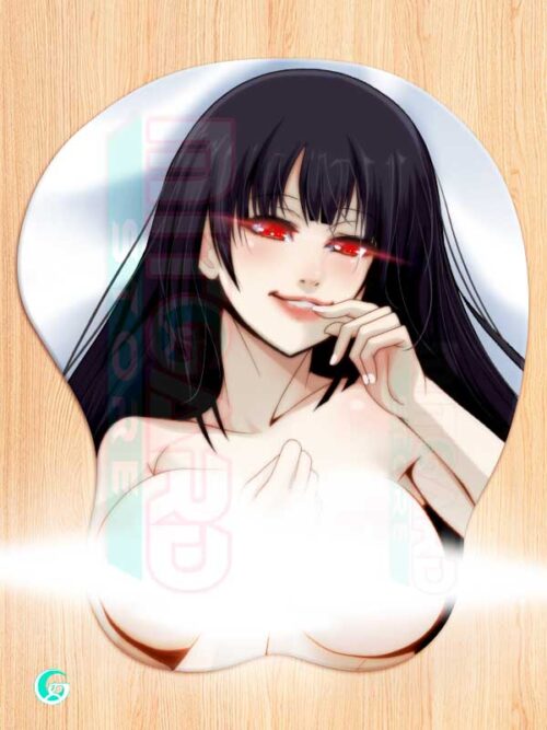 Yumeko Jabami v2 Mousepad 3D KAKEGURUI Mitgard-Knight