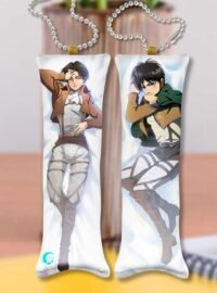 Levi Ackerman x Eren Jaeger MINI Dakimakura KEYCHAIN