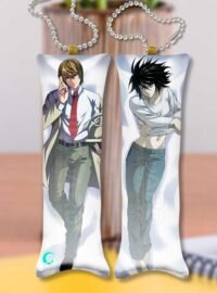 Light Yagami x L Lawliet MINI Dakimakura KEYCHAIN