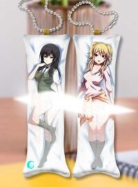 Mei Aihara x Yuzu Aihara Llavero mini dakimakura