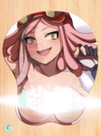 Mei Hatsume 3D Mouse pad with Gel Wrist rest