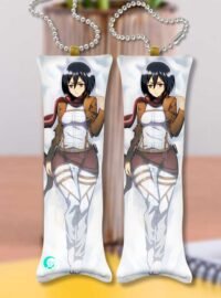 Mikasa Ackerman V1 MINI Dakimakura KEYCHAIN
