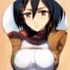 Mikasa Ackerman Mousepad 3D ATTACK ON TITAN Mitgard-Knight