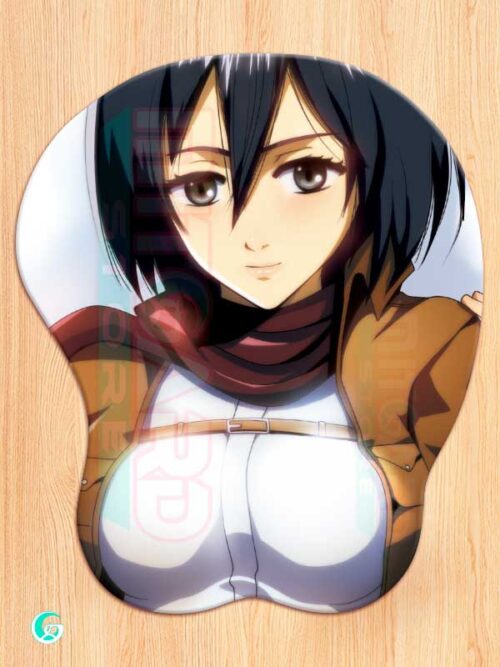 Mikasa Ackerman Mousepad 3D ATTACK ON TITAN Mitgard-Knight