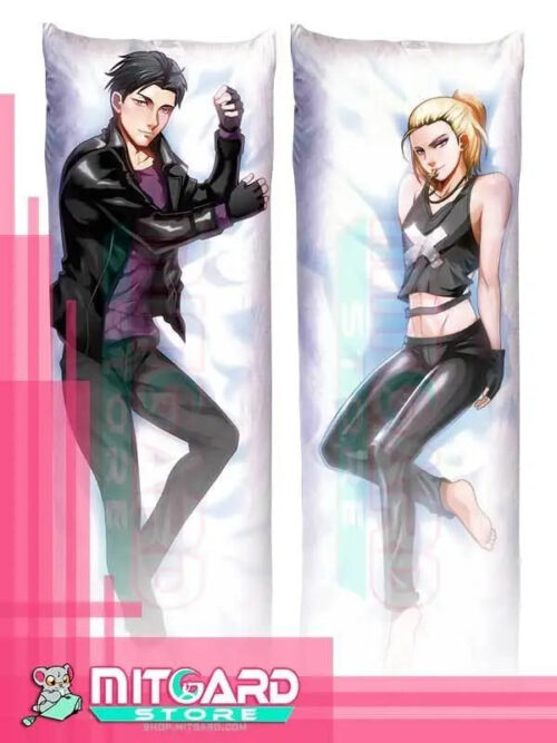 YURI ON ICE!!! Otabek Altin x Yuri Plisetsky Body pillow case Dakimakura - 50cmx150cm / Peach Skin / 2 Sides Printed - 1