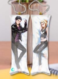 Otabek Altin x Yuri Plisetsky MINI Dakimakura KEYCHAIN