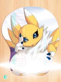 Renamon 3D Mouse pad with Gel Wrist rest