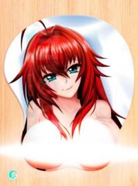 Rias Gremory 3D Mouse pad with Gel Wrist rest