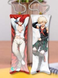 Shoto Todoroki x Katsuki Bakugo MINI Dakimakura KEYCHAIN