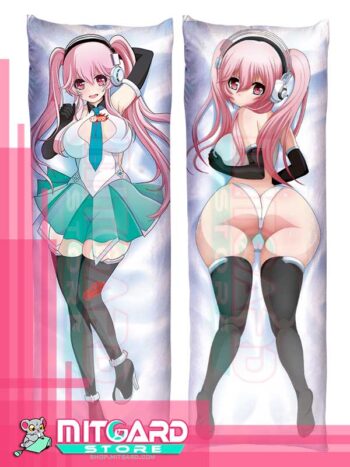 VOCALOID Super Sonico Body pillow case Dakimakura - 50cmx150cm / Peach Skin / SFW version - 1