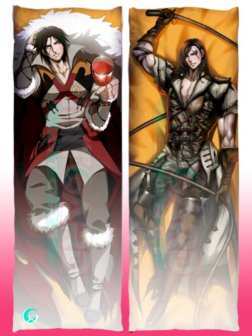 Trevor C. Belmont / Ralph C. Belmondo Body pillow case CASTLEVANIA Mitgard-Knight