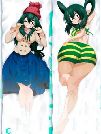 Tsuyu Asui / Froppy v2 Body pillow case MY HERO ACADEMIA Mitgard-Knight