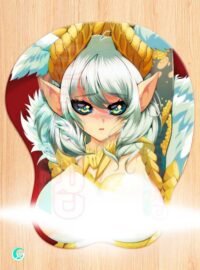 Zini-chan 3D Mouse pad with Gel Wrist rest