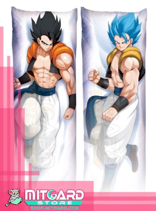 DRAGON BALL SUPER God Gogeta Body pillow case dakimakura - 50cmx150cm / Peach Skin / 2 Sides Printed - 1