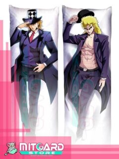 JOJO’S BIZARRE ADVENTURE Speedwagon V2 Body pillow case dakimakura - 50cmx150cm / Peach Skin / 2 Sides Printed - 1