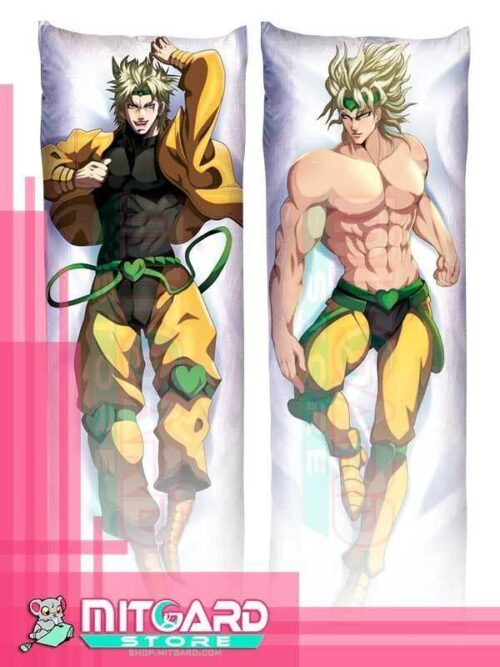 JOJO’S BIZARRE ADVENTURE STARDUST CRUSADERS Dio Brando V1 Body pillow case dakimakura - 50cmx150cm / Soft Satin / 2 Sides Printed - 1