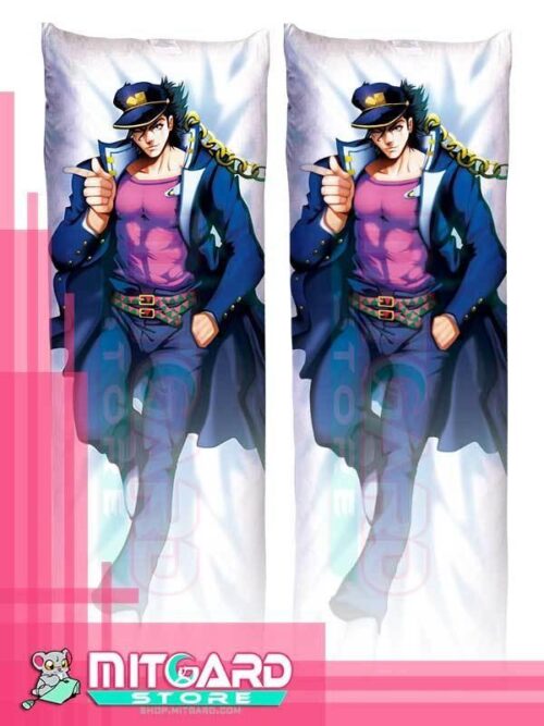 JOJO’S BIZARRE ADVENTURE STARDUST CRUSADERS Jotaro Kujo Body pillow case dakimakura - 50cmx150cm / Velvet / 2 Sides Printed - 1