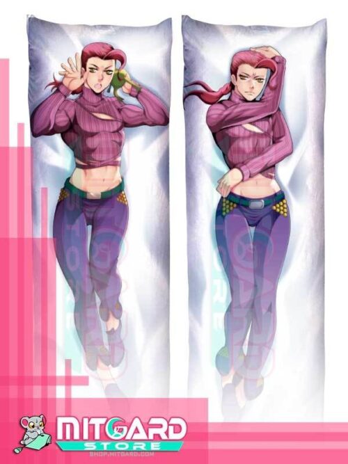 JOJO’S BIZARRE ADVENTURE VENTO AUREO Anime version / Vinegar Doppio Body pillow case dakimakura - 50cmx150cm / Soft Satin / 2 Sides Printed