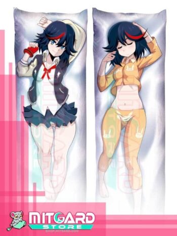 KILL LA KILL Ryuko Matoi Body pillow case dakimakura - 50cmx150cm / Soft Satin / 2 Sides Printed - 1