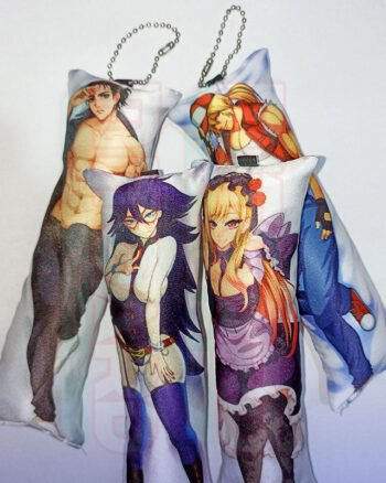 Custom with your picture or photo a fabric Keychain Mitgard-Knight