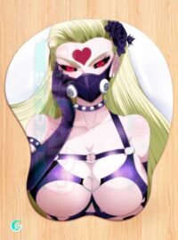 Monster Princess Mouse pad 3D con reposamuñecas de gel