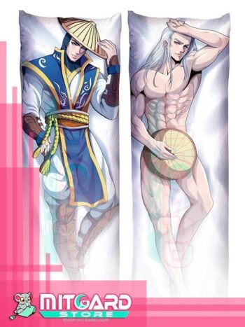 MORTAL KOMBAT Raiden Body pillow case Dakimakura - 50cmx150cm / Peach Skin / 2 Sides Printed - 1