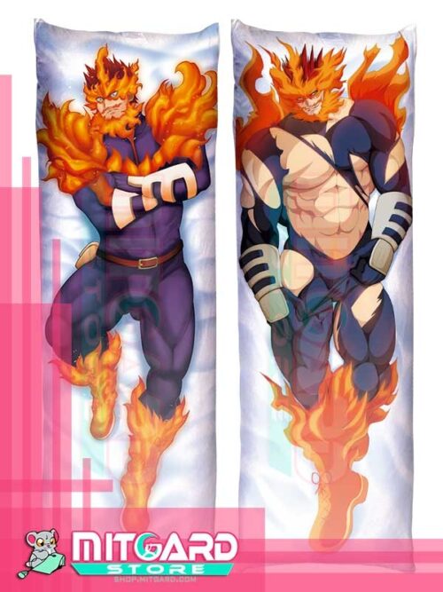 MY HERO ACADEMIA Enji Todoroki / Endeavor Body pillow case Dakimakura - 50cmx150cm / 2-Way Tricot / 2 Sides Printed - 1