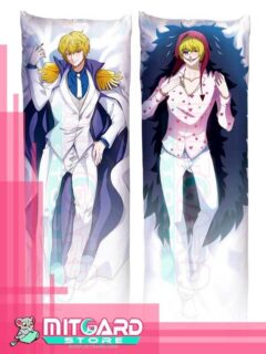 ONE PIECE Donquixote Rosinante Corazon Body pillow case Dakimakura - 50cmx150cm / Peach Skin / 2 Sides Printed - 1