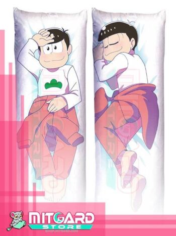 OSOMATSU SAN Osomatsu Matsuno Body pillow case Dakimakura - 50cmx150cm / Velvet / 2 Sides Printed - 1