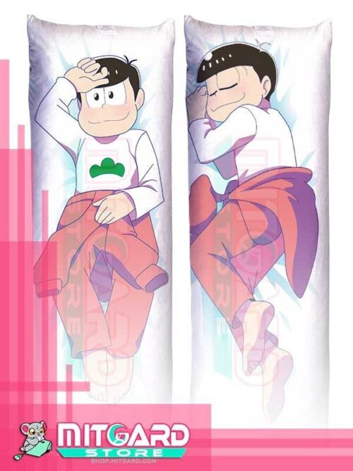 OSOMATSU SAN Osomatsu Matsuno Body pillow case Dakimakura - 50cmx150cm / Velvet / 2 Sides Printed - 1