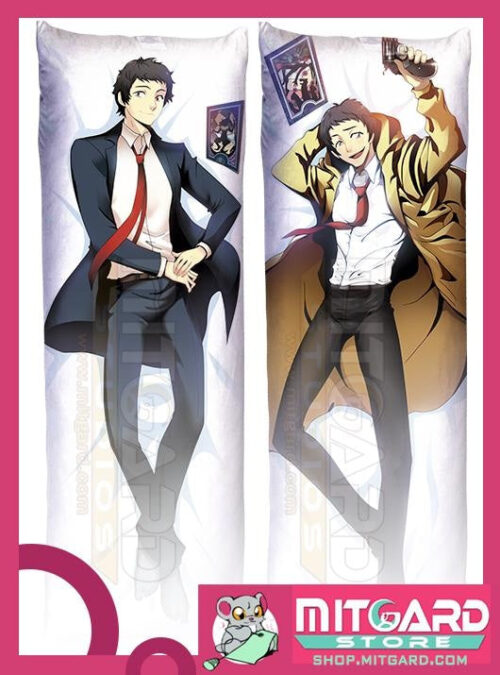 PERSONA 4 Tohru Adachi Body pillow case Dakimakura - 50cmx150cm / Peach Skin / 2 Sides Printed - 1