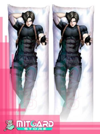 RESIDENT EVIL 2 Leon Scott Kennedy V3 Body pillow case Dakimakura - 50cmx150cm / Velvet / 2 Sides Printed - 1