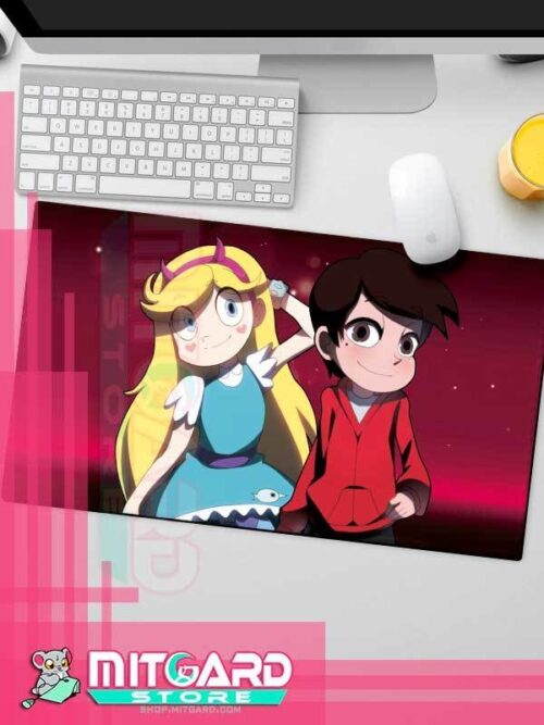 STAR VS THE FORCES OF EVIL Marco & Star Playmat gaming mousepad Anime - 1