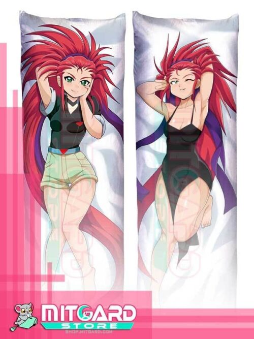 TENCHI MUYO Washu Hakubi Body pillow case Dakimakura - 50cmx150cm / Peach Skin / 2 Sides Printed - 1