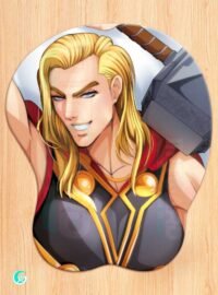 Thor Odinson Mouse pad 3D con reposamuñecas de gel