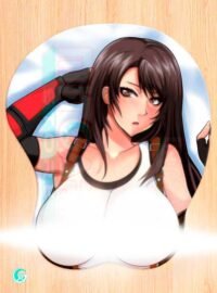 Tifa Lockhart V1 3D Mouse pad with Gel Wrist rest