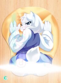 Toriel V1 Mouse pad 3D con reposamuñecas de gel