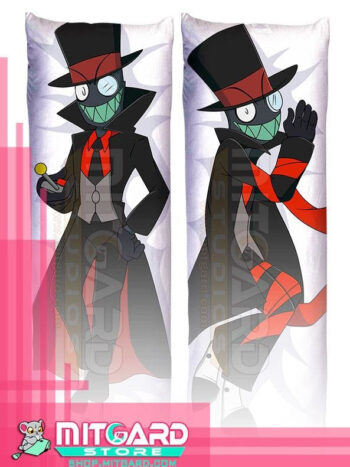 VILLANOUS Black Hat Body pillow case Dakimakura - 50cmx150cm / Peach Skin / 2 Sides Printed - 1