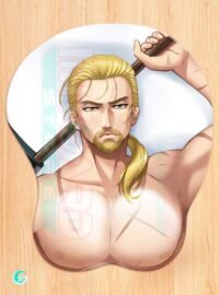 Thorfinn Karlsefni 3D Mouse pad with Gel Wrist rest