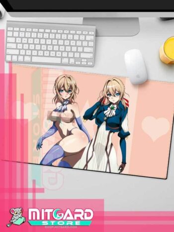 VIOLET EVERGARDEN Violet Evergarden NSFW Playmat gaming mousepad Anime - 1