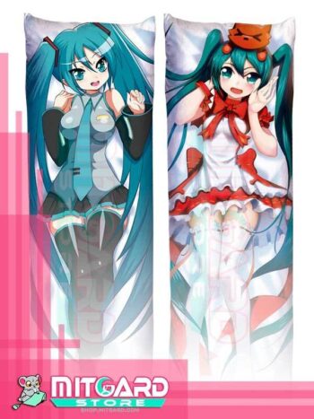 VOCALOID Hatsune Miku Body pillow case Dakimakura - 50cmx150cm / Peach Skin / 2 Sides Printed - 1